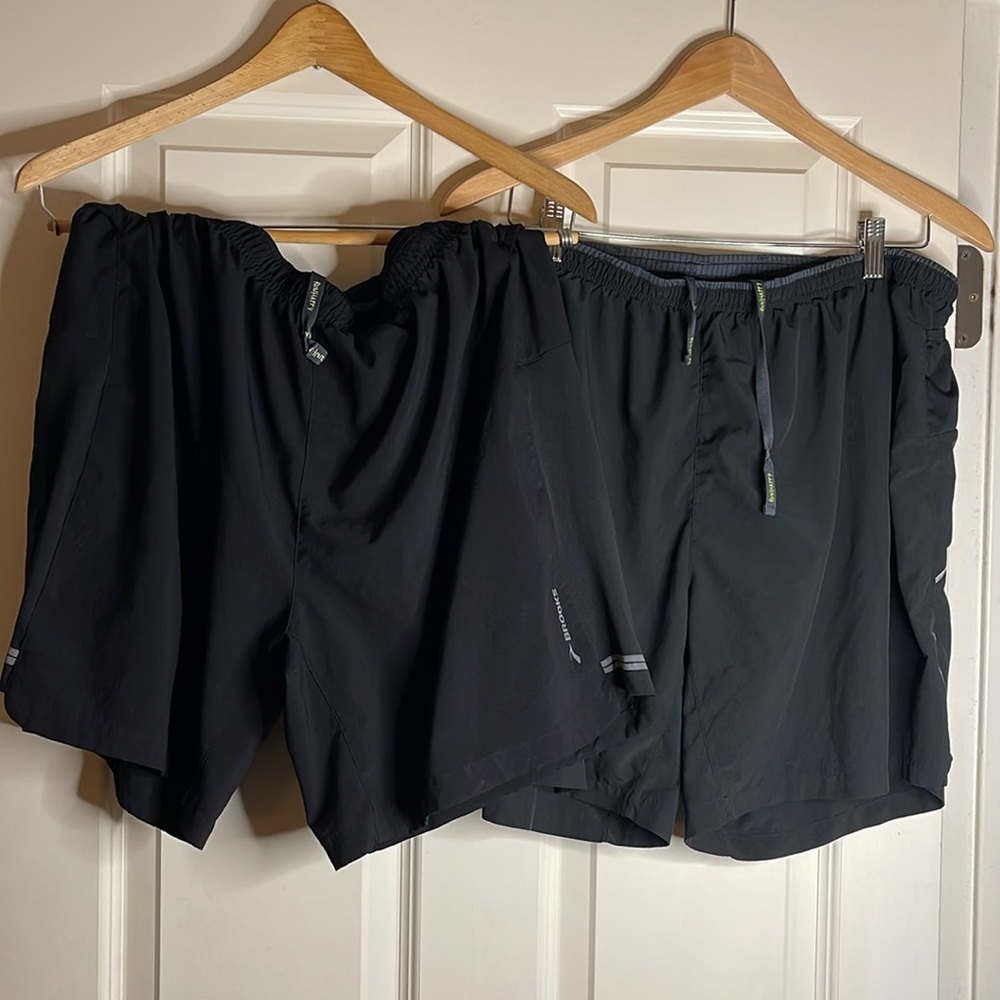 2 Pairs of Brooks Sherpa Running Shorts